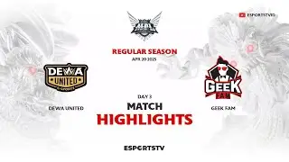 Dewa United vs Geek Fam ID HIGHLIGHTS MPL ID S15 | DEWA VS GEEK ESPORTSTV