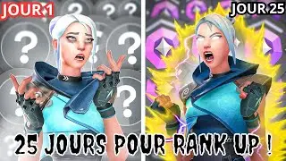25 JOURS POUR PASSER DIAMANT OU J'ARRÊTE VALORANT POUR TOUJOURS (et je t'offre un skin)