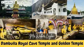 Dambulla Royal Cave Temple and Golden Temple #travel #tour #dambulla
