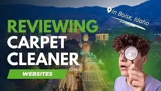 REVIEWING 3 CARPET CLEANING Websites in Boise, ID // Website Design Tips For Carpet Cleaners