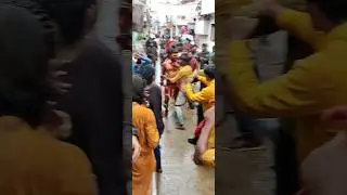 public fight with pothraj 🤯🤯 #shortvideo #shorts #bonalu #bonalu #bonalajathara #viral