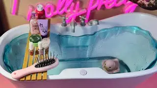 ASMR Organizing My BathTub! | Generation DOLL Bubbly Bathtime Bathtub | No Talking 