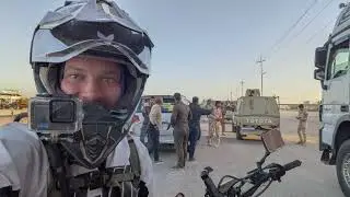 Jordan/Iraq Border to Baghdad via Samarra by Motorbike (Iraq Trip Video 1/4)