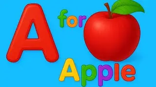 A for Apple 🍎 | ABC Alphabet Learning for Kids | Learn Alphabet A | Kids Education