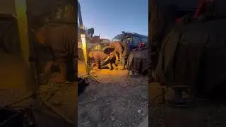 Moving Rusty Defender 110 & replacing upper/lower ball joint on Discovery 2 Td5. Part 1