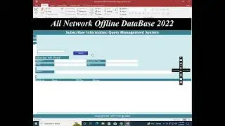 All Network Offline Database 2022 Update