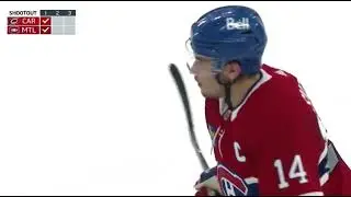 Nick Suzuki with a beauty of a move on a shootout!
