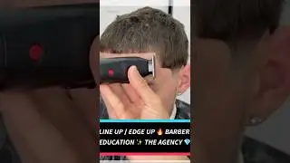 Line Up / Edge Up 💈✨ Barber ASMR Hair Tutorial 📚 Educational Step By Step ⭐️