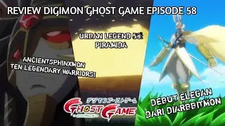 PIRAMIDA! ANCIENTSPHINXMON! DEBUT DIARBBITMON?! REVIEW DIGIMON GHOST GAME EPISODE 58