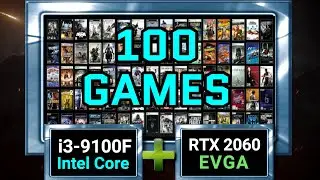 i3 9100f + RTX 2060 in 100 games ultra settings 1080p benchmarks!