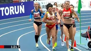 World Record Masters W60 1500M Run Sue McDonald 2023 WMACi