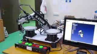 Лабораторная работа №12. Вакуумный захват и датчик цвета. Сортировка фишек по цветам.
