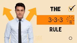 3-3-3 Rule for Success 🔥