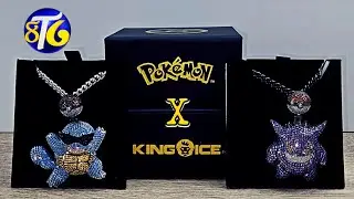Unboxing/Review Pok&eacute;mon Center x King Ice: Gengar and Squirtle