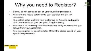 How Do You Register & Overview Of Sales Tax & Why You Need To Register? By Huzaifa Ali [Urdu/Hindi]