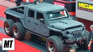 Jeep Gladiator Apocalypse Hellfire 6X6 2021 года | Аукционы Mecum в Чикаго | MotorTrend