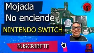 Como reparar Nintendo switch mojada.