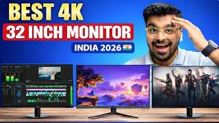 Best 4K 32 Inch Monitor India 2026 | 4k 32 Inch Monitor For Gaming, Mac Mini, Programming, Editing!