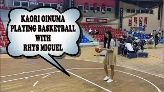 KAORI OINUMA PLAYING BASKETBALL WITH RHYS MIGUEL |TEENS PH