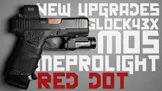GLOCK 43x MOS MUST HAVE ACCESSORIES MEPROLIGHT MPO PRO-S RED DOT UPGRADE