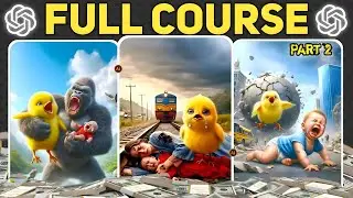 Make Yellow Chicks Rescue Videos with FREE AI Tools! | Part 2 | YouTube Automation Full Course