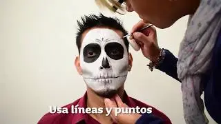 Maquillaje de Catrín para Día Muertos