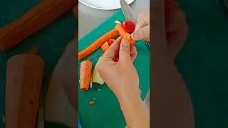 How To Do Carrot carving ✅ #hotelmanagementcollege #collegesearch ​⁠@MohitRathiVlogs