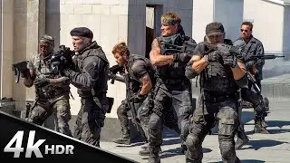 Every Action Star in The Expendables 3 Ranked | Movie 4K HDR Fight Scene Analysis
