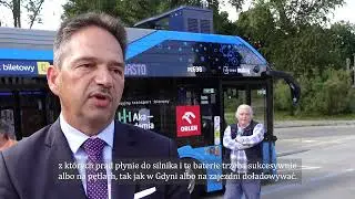 Autobus wodorowy pojawił się na gdyńskich ulicach. Trwają testy