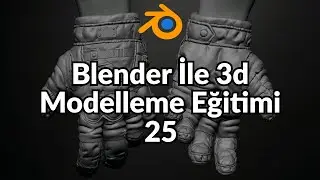 Blender ile Modelleme ve Sculpt Dersleri 25 (Curve Modu İle Dikiş İzleri Oluşturma 1)