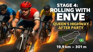 Zwift Race | Stage 4 Rolling With ENVE &ndash; Queen&rsquo;s Highway After Party | Explosive Race 
