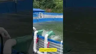 Biofloc Water Circulation Galvanized Steel Poly Canvas Fish Farm Pond