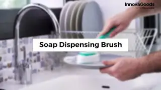 InnovaGoods Home Houseware Soap Dispensing Brush