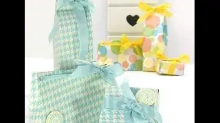 3 Bags from one sheet of Stampin' Up! UK Designer Series Paper Tutorial!