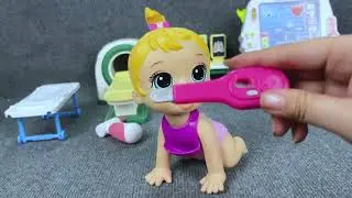 Doll Life Story 🐝 Baby Doll Bee Sting & Doctor Check Up | Ambulance & Hospital Toys ASMR
