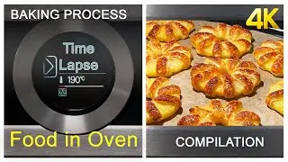 Food Baking In Oven Time Lapse COMPILATION