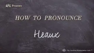How to Pronounce Heaux (Real Life Examples!)