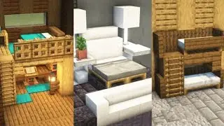 Minecraft: 6 Bed Build Hacks || Bunk Bed, Hammock and More!