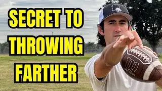 The SECRET To THROWING A FOOTBALL FARTHER