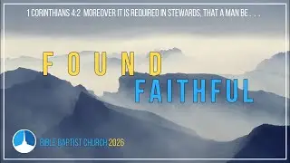 Sunday Morning Service ~ 1-25-26     (from pastor&rsquo;s home in light of the ice)