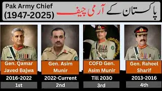 Pakistan Army Chiefs (1947&ndash;2030) &ndash; Complete Timeline to Chief of Defence Forces