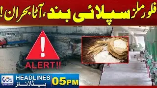 Flour Mills Shut Down! Major Flour Shortage Hits Pakistan | 5PM News Headlines | 14 Jan 2026 | Rohi
