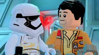 LEGO Star Wars The Force Awakens Finn & Poe Escape the First Order