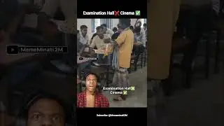 Examination Hall❌ Cinema ✅ #shorts #youtubeshorts #viralshorts #funny #memes #shortsfeed #mememinati