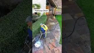 No more slips, and looks fabulous again after pressure washing #outdoorcleaning