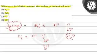 \( \mathrm{P} \) Which one of the following compounds gives methane...
