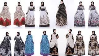 🔴36 MODEL GAMIS BATIK TERBARU UNTUK PESTA DAN TREND MODEL BAJU BATIK WANITA TERBARU 2020/2021