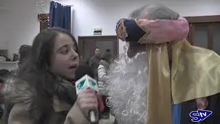 El Paje Real visita a los niños de Tardelcuende