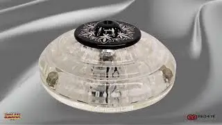 The long awaited V3 Raswell &lsquo;Boro&rsquo; from Red-eye - glass UFO pipe, totally unique