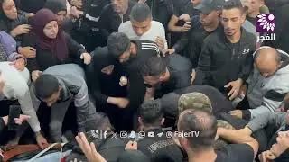 لحظات مؤثرة جداً من وداع الشهيد محمد حشاش في مخيم بلاطة شرق نابلس
